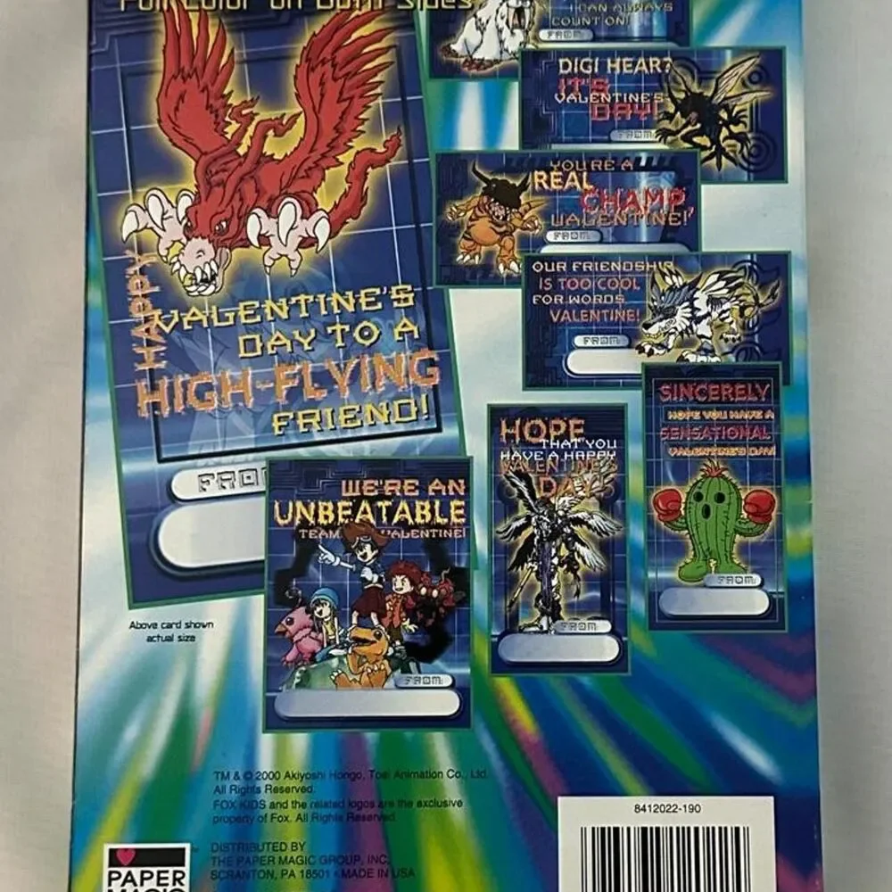 Source Unknown digimon valentine